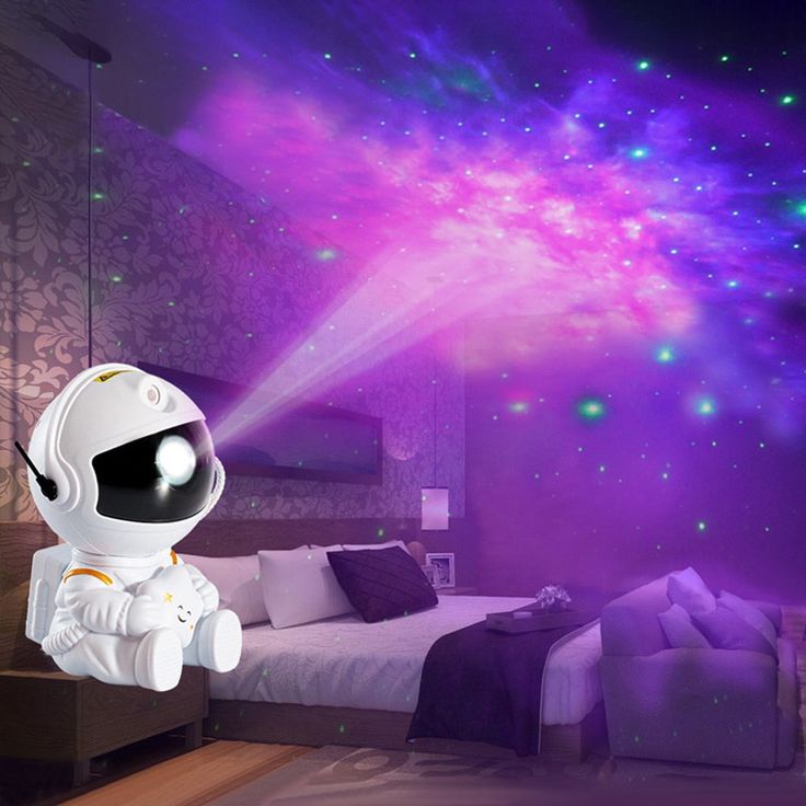 Cosmic Glow: Astronaut Projector for a Stellar Night Sky Experience